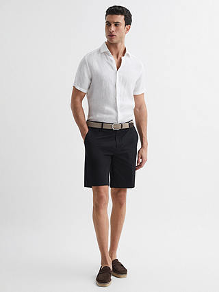 Reiss Wicket Casual Chino Shorts, Black