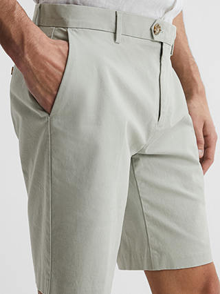 Reiss Wicket Casual Chino Shorts, Soft Sage