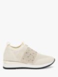 Carvela Janeiro 2 Knitted Embellished Slip On Trainers