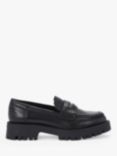 Carvela Stomper 2 Chunky Leather Loafers, Black, Black