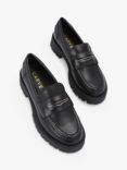 Carvela Stomper 2 Chunky Leather Loafers, Black