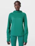 Sweaty Betty Warm Up Hoodie, Wave Green