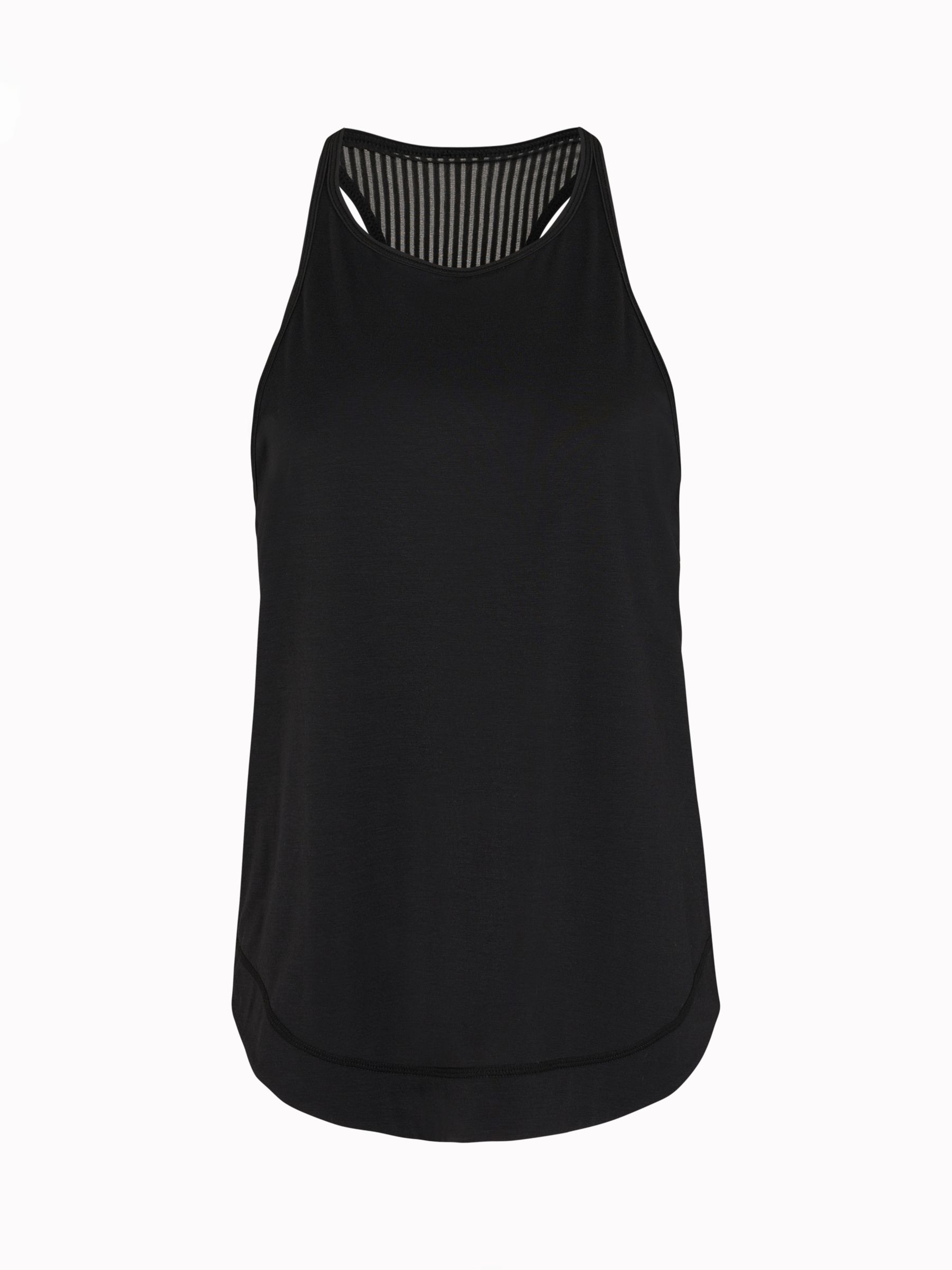 Sweaty Betty Breathe Easy Tank Top, Black at John Lewis & Partners