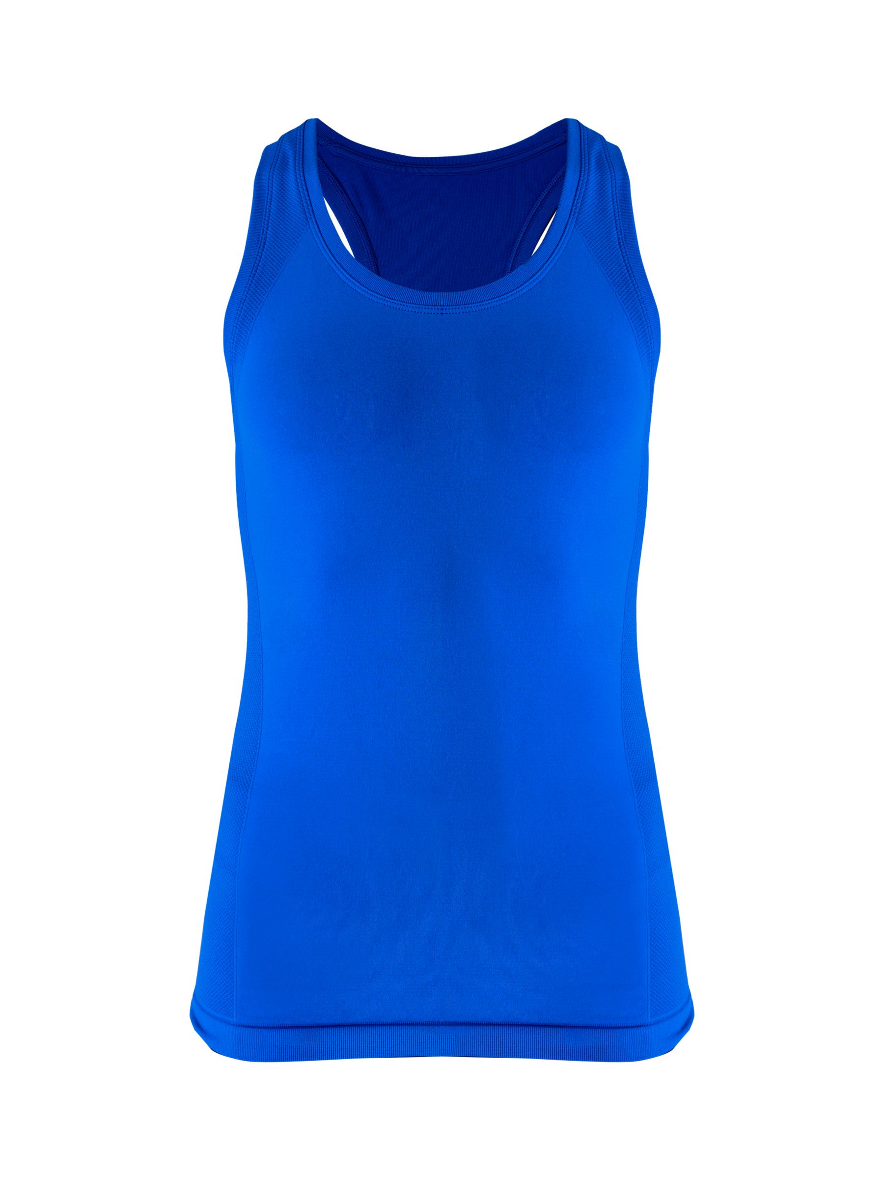Sweaty Betty Athlete Seamless Workout Tank Top, Lightning Blue, XS