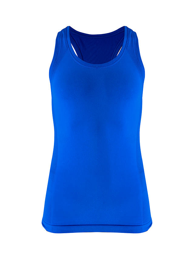 Sweaty Betty Athlete Seamless Workout Tank Top, Lightning Blue