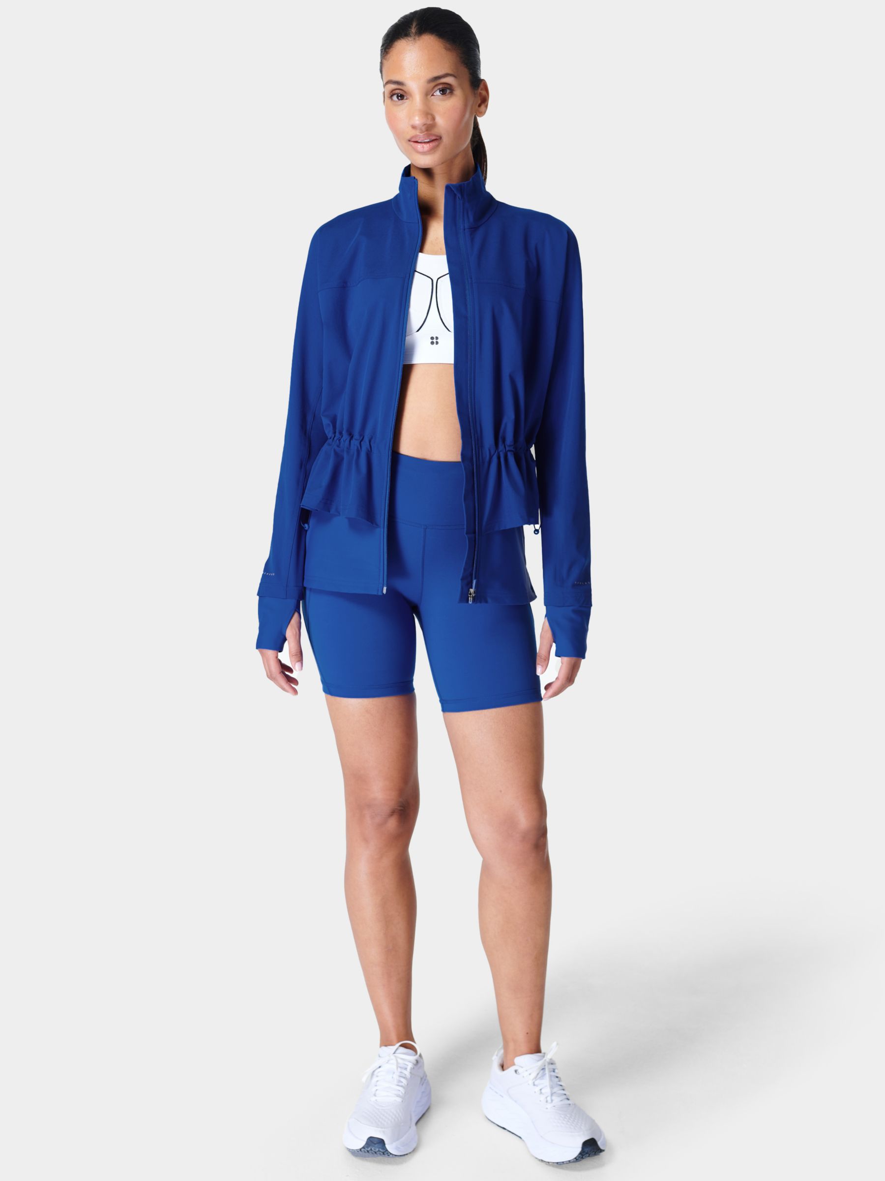 Sweaty Betty Fast Lane Jacket, Black at John Lewis & Partners