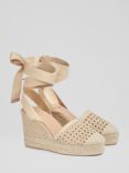 L.K.Bennett Magnolia Lace Wedge Heel Espadrilles