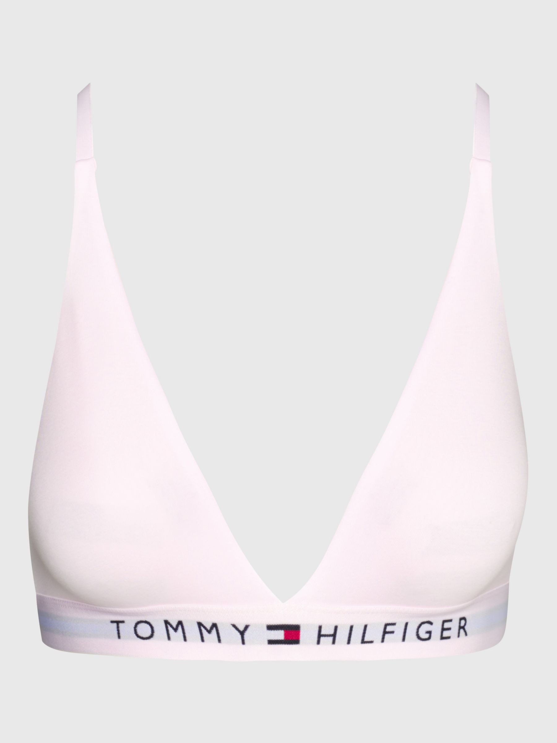 Tommy Hilfiger Unlined Triangle Bra, Light Pink, XS