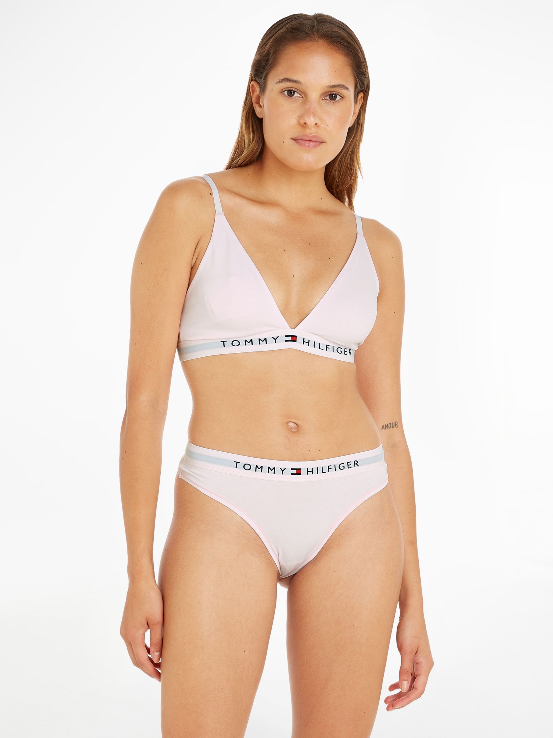 TOMMY HILFIGER UNDERWEAR COSTUME BRIEFS WITH LOGO WITH LACES Woman White