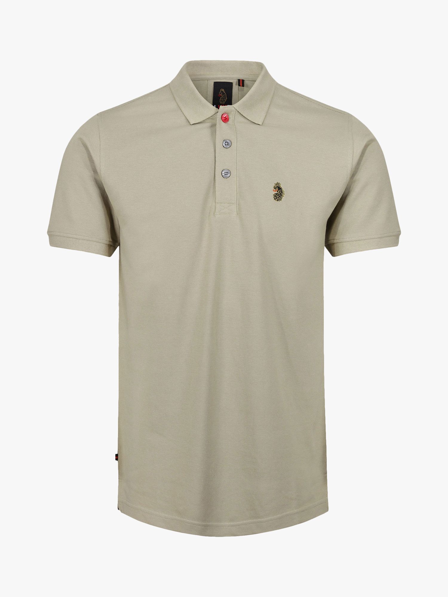 LUKE 1977 New Mead Short Sleeve Polo Top, Fig at John Lewis & Partners