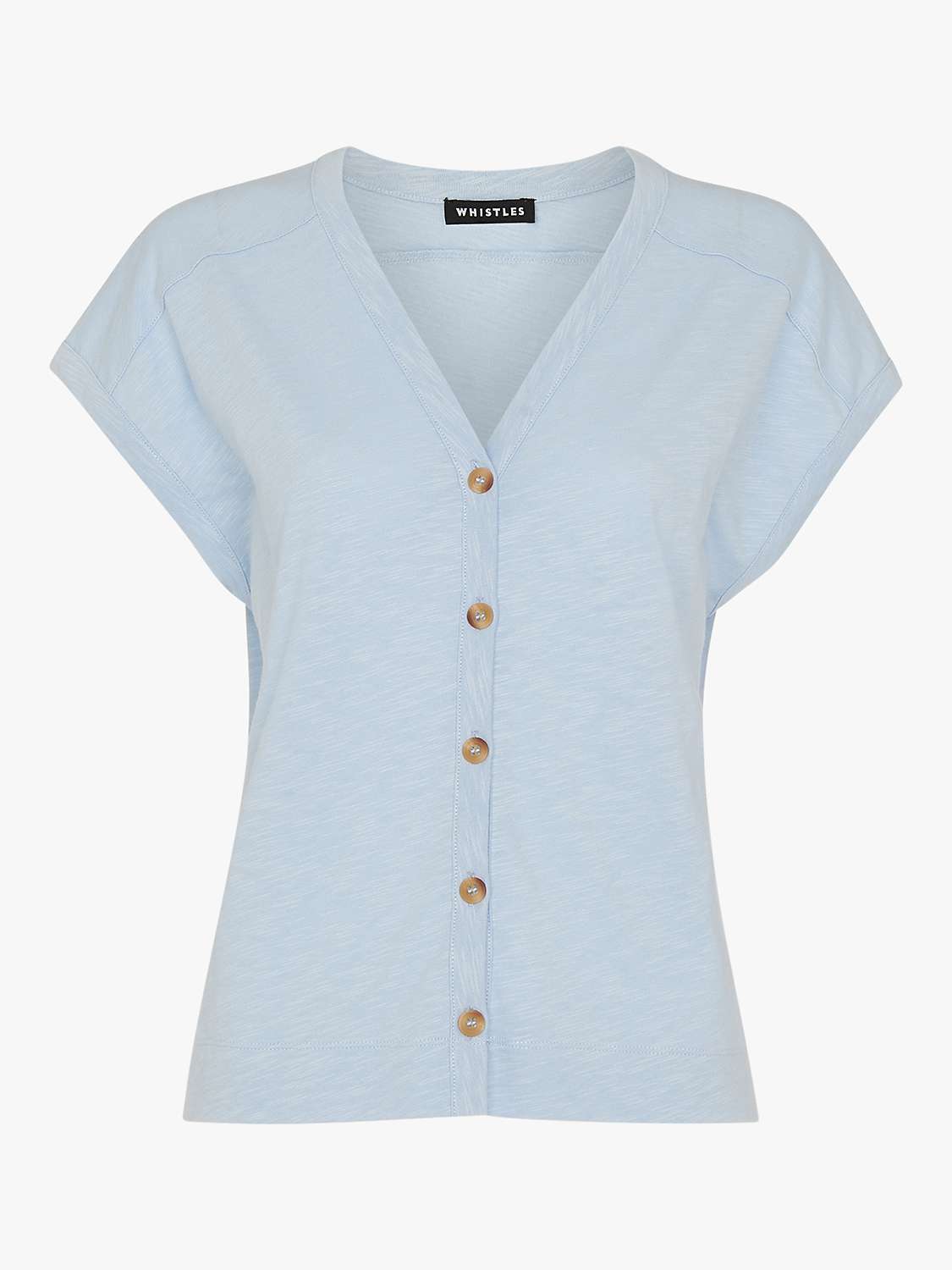 Buy Whistles Aubrie Button Through Top Online at johnlewis.com