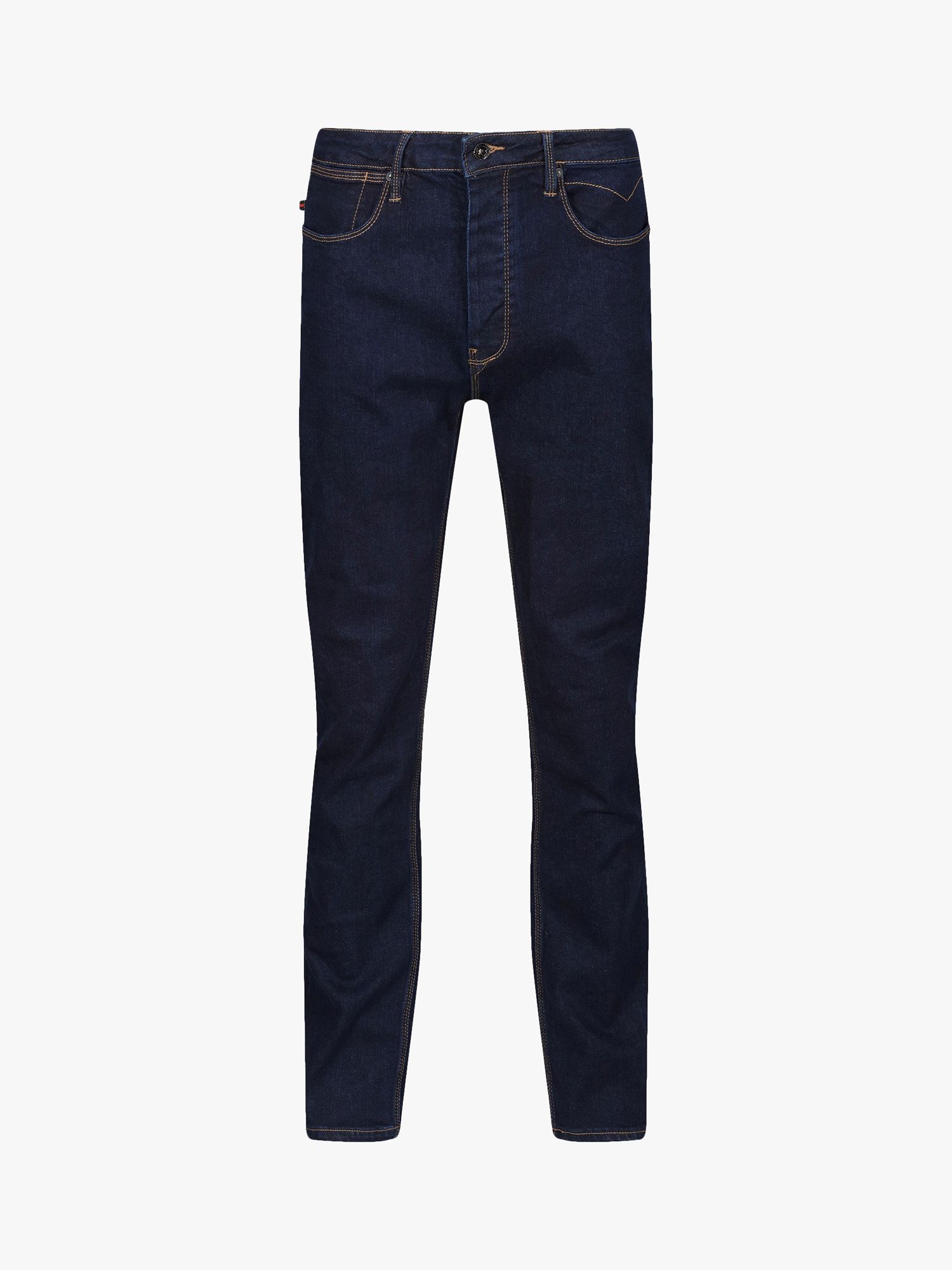 LUKE 1977 Freddy Straight Leg Jeans, Denim Raw Stretch at John Lewis ...