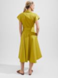 Hobbs Roxie Midi Shirt Dress, Light Olive, Light Olive