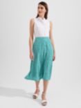 Hobbs Dianne Midi Skirt, Green