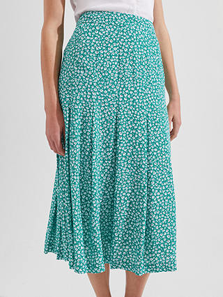 Hobbs Dianne Midi Skirt, Green