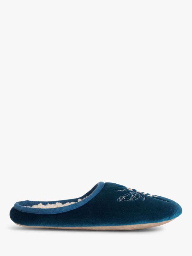 Teal slippers online