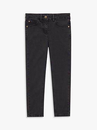 John Lewis Girl's Skinny Jeans, Black Wash