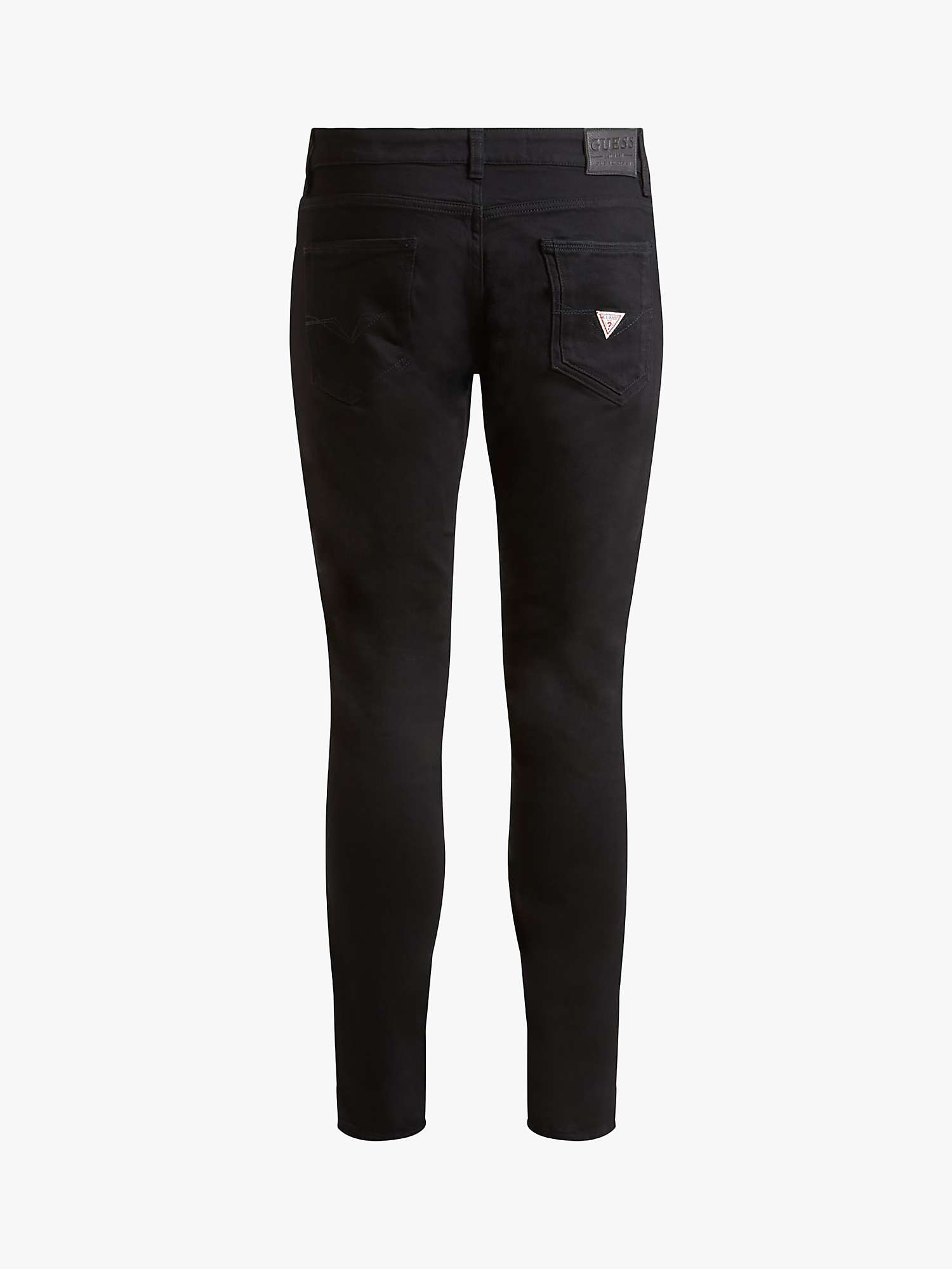 Buy GUESS Miami Skinny Fit Jeans, Carry Black Online at johnlewis.com