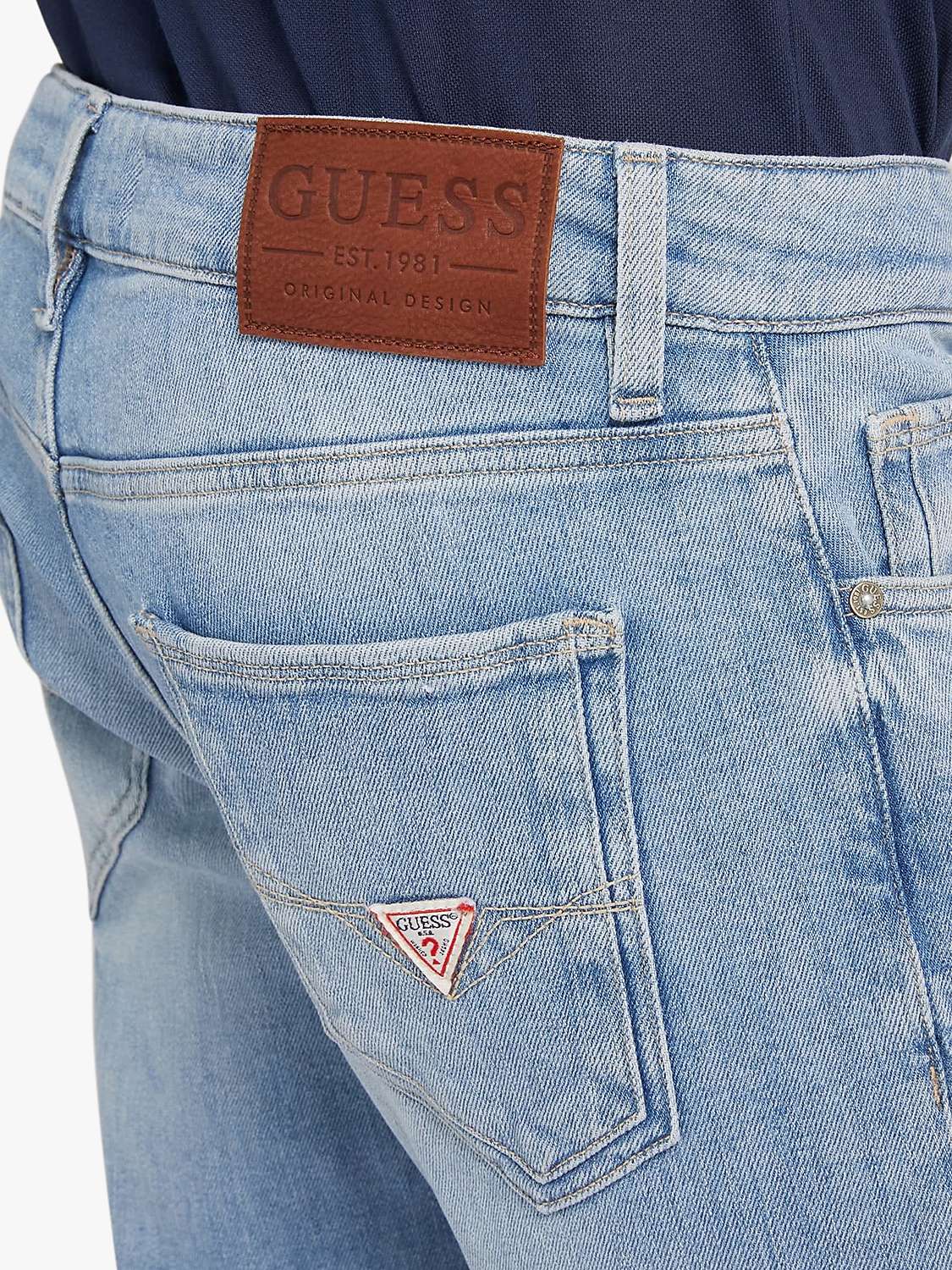 Buy GUESS Miami Skinny Fit Jeans, Carry Light Online at johnlewis.com
