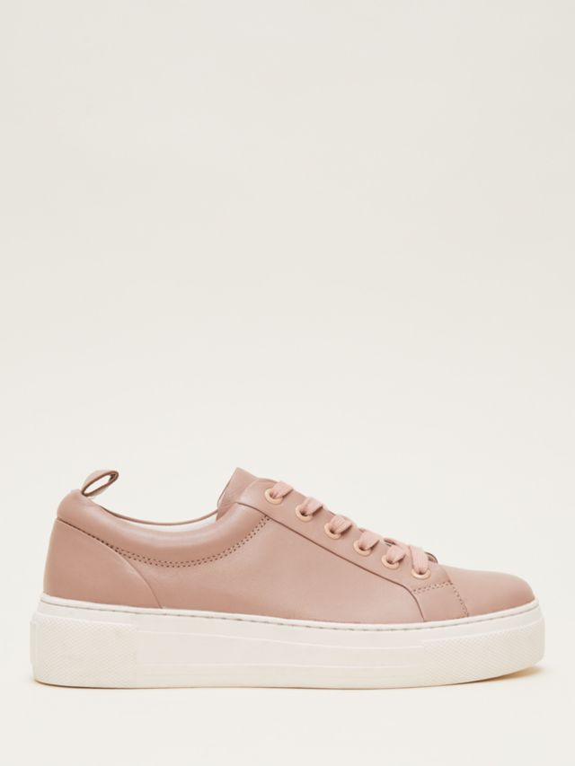 Pink platform sale trainers