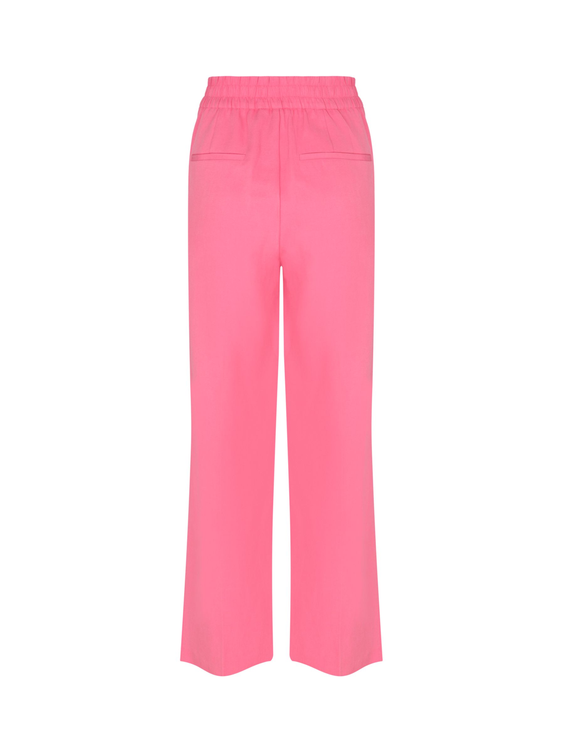 Mint Velvet Straight Leg Trousers, Pink, 6R