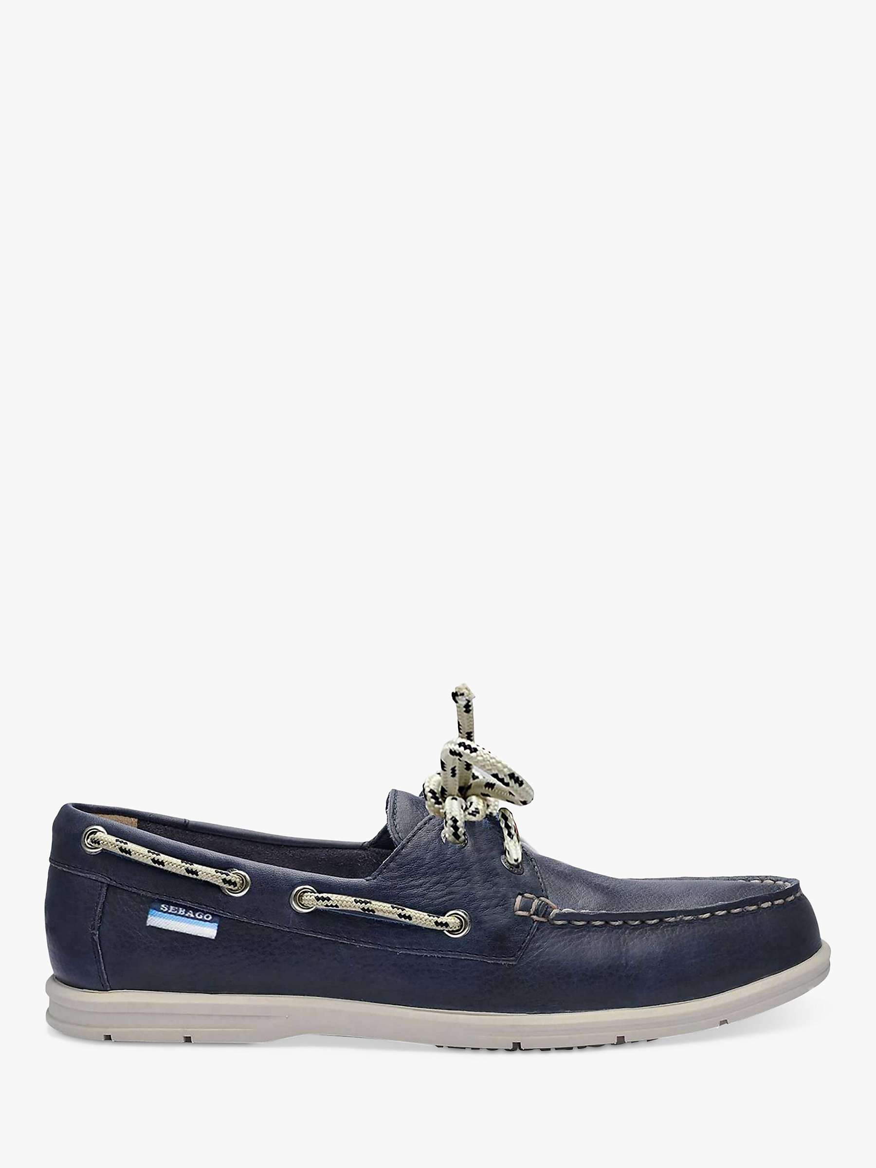Buy Sebago Jackman Boat Shoes, Navy Online at johnlewis.com