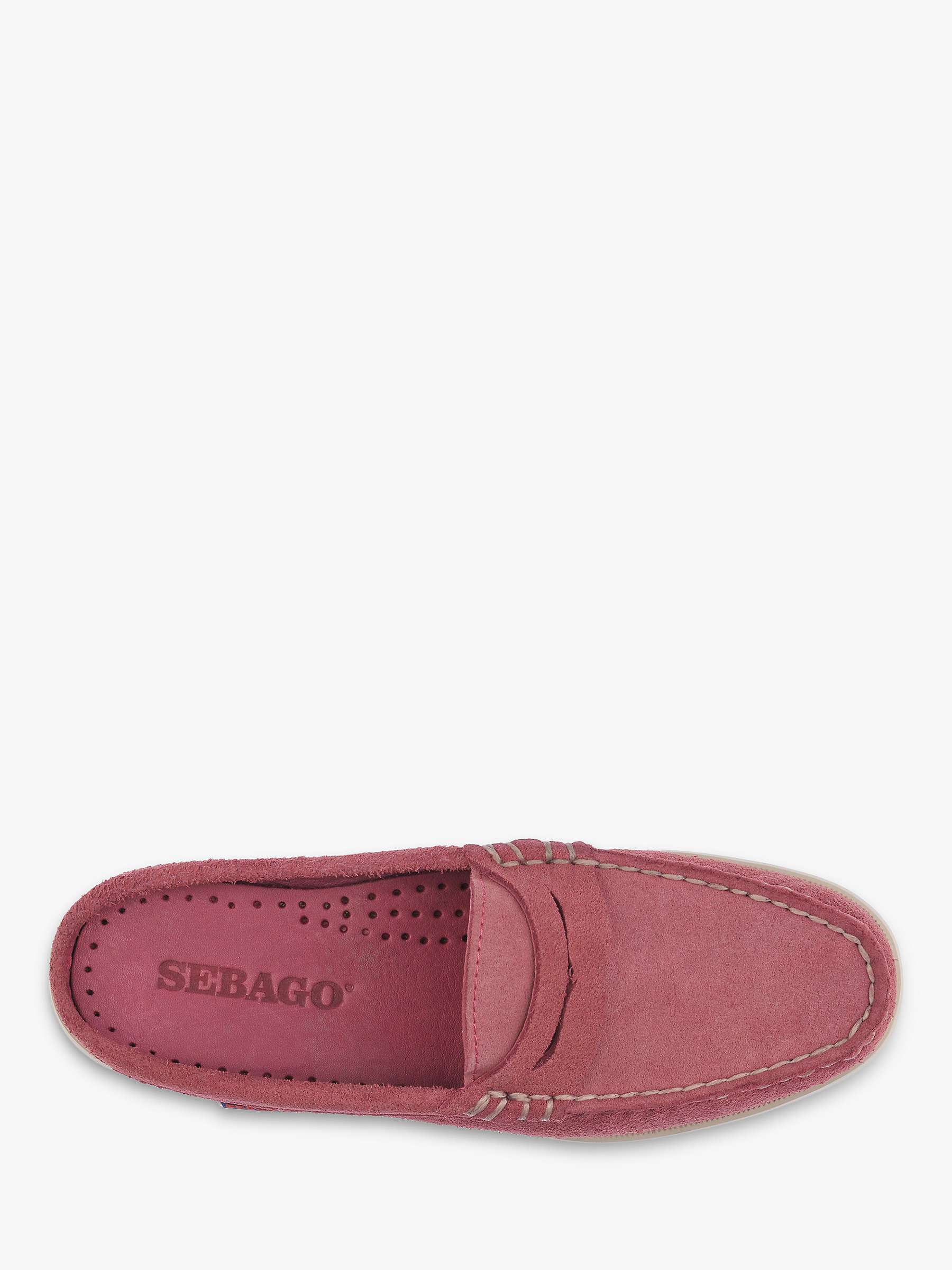 Buy Sebago Omega Open Back Leather Boat Shoes Online at johnlewis.com