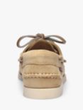 Sebago Portland Flesh Out Leather Boat Shoes, Beige Camel