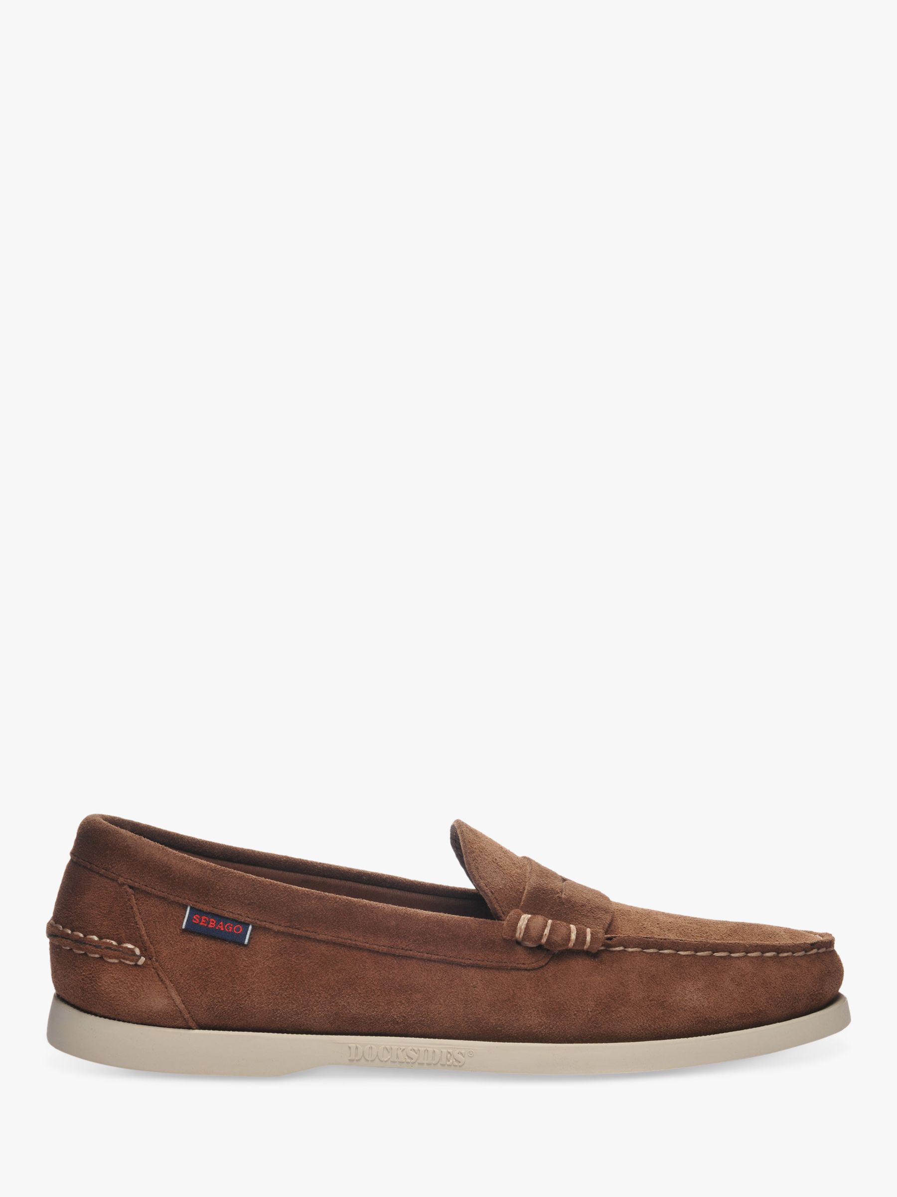 Sebago Dan Suede Boat Shoes, Dark Brown, 8