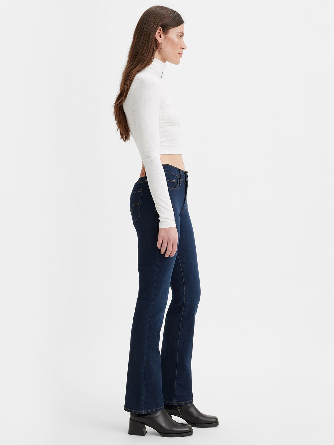 Levi's 315 Shaping Bootcut Jeans, Cobalt March at John Lewis & Partners