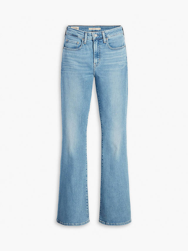 Levi's 726 High Rise Flared Jeans, Blue Wave Light