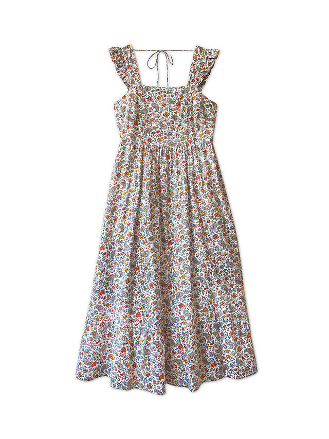 Albaray Pretty Paisley Apron Midi Dress, Multi at John Lewis & Partners
