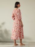 Albaray Lila Botanical Midi Dress, Cream