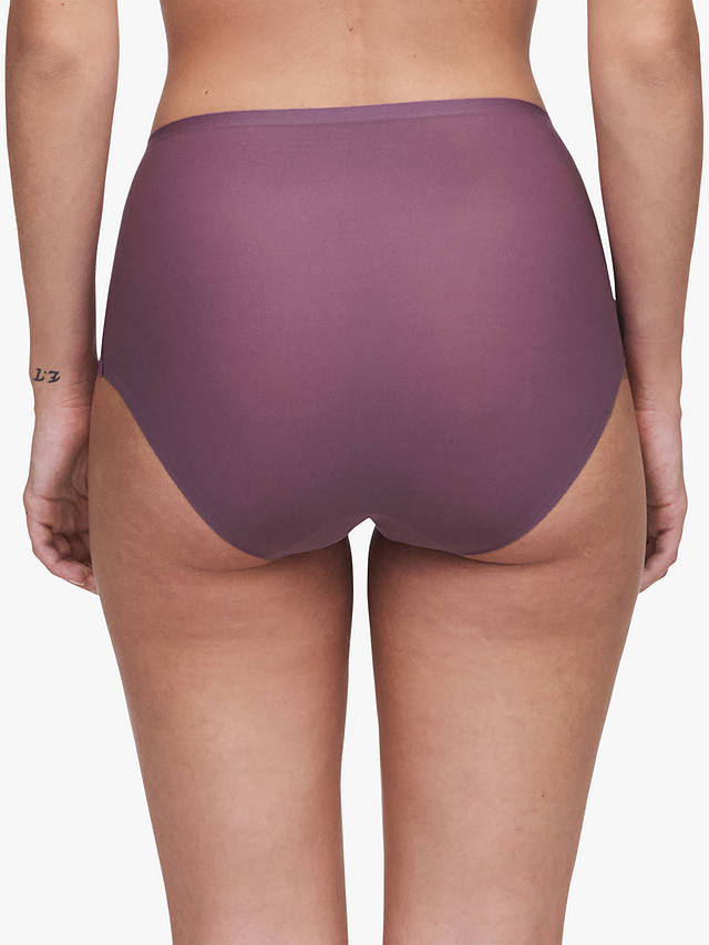 Chantelle Soft Stretch High Waisted Knickers, Blueberry