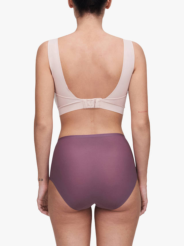 Chantelle Soft Stretch High Waisted Knickers, Blueberry