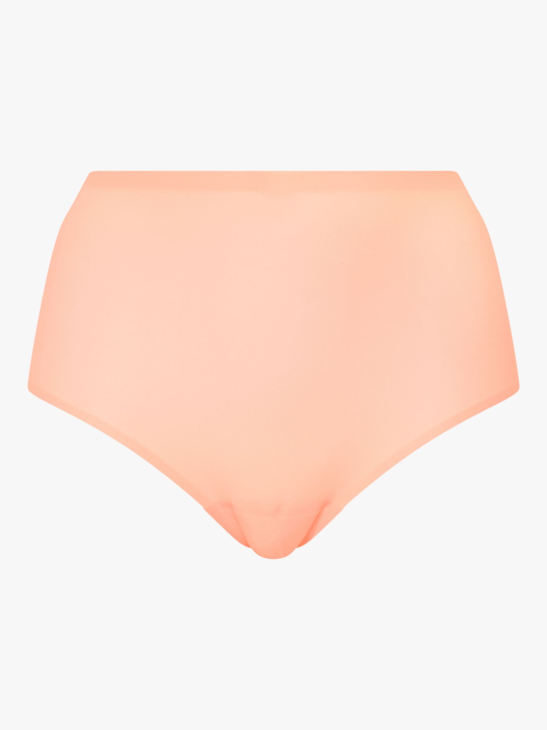 Chantelle Soft Stretch High Waisted Knickers, Tropical Peach, One Size