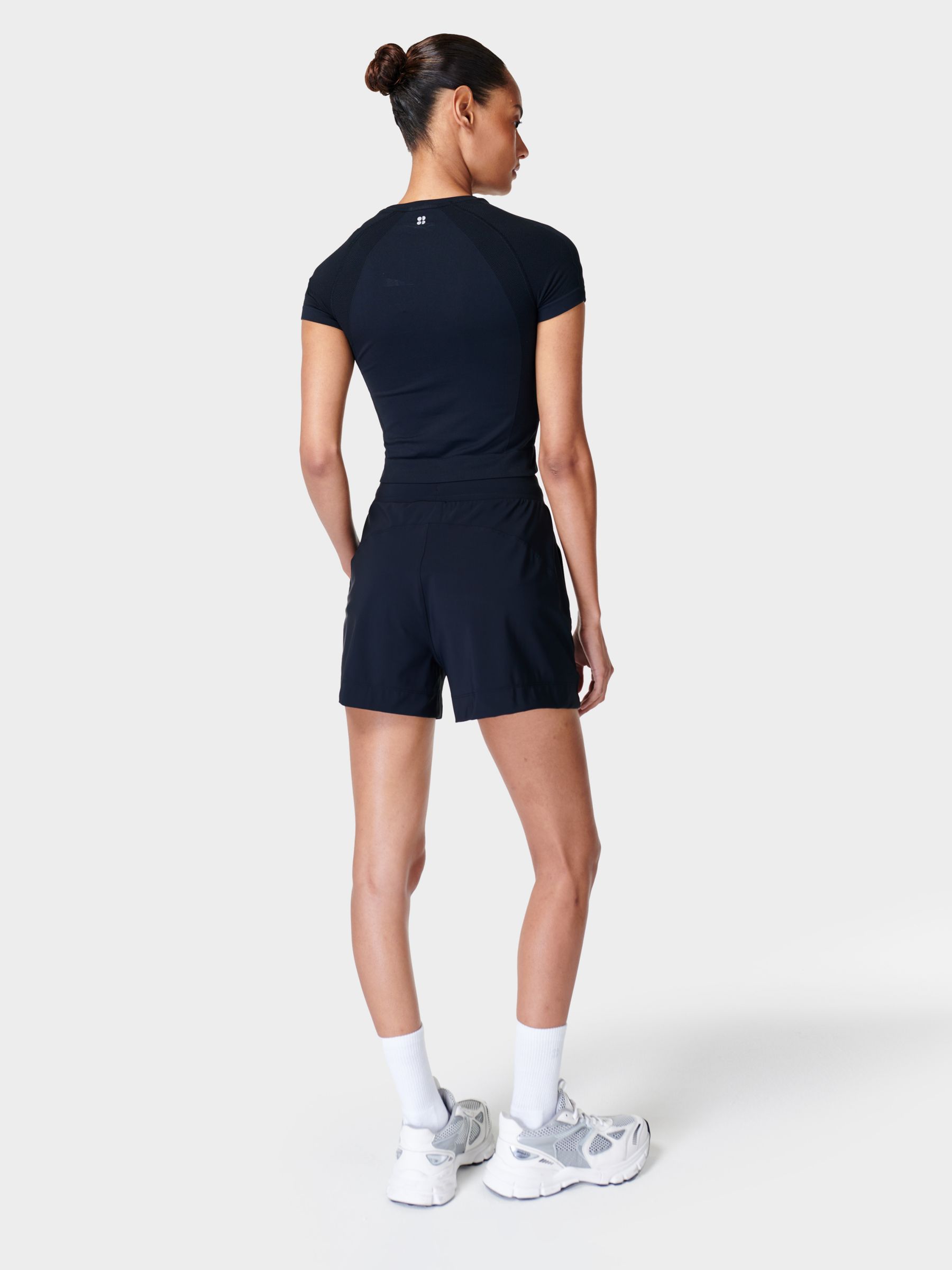 Sweaty Betty Explorer 3.5" Shorts, Black, XXS