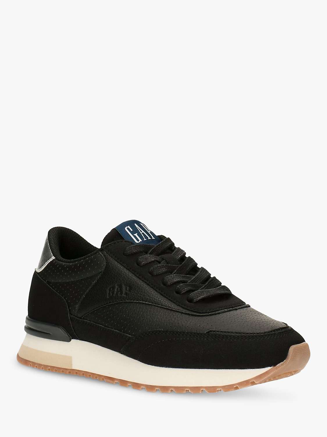 Buy Gap Kids' New York Lace Up Trainers, Black Online at johnlewis.com