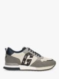Gap Kids' New York II Lace Up Trainers, Antique Pewter