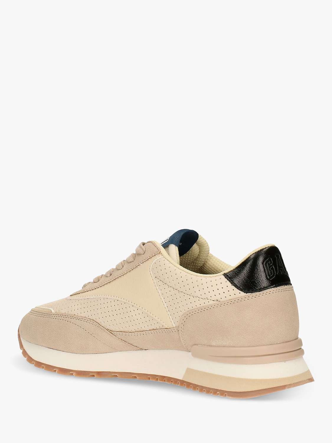 Buy Gap Kids' New York Perforated Lace Up Trainers, Sand/Khaki Online at johnlewis.com