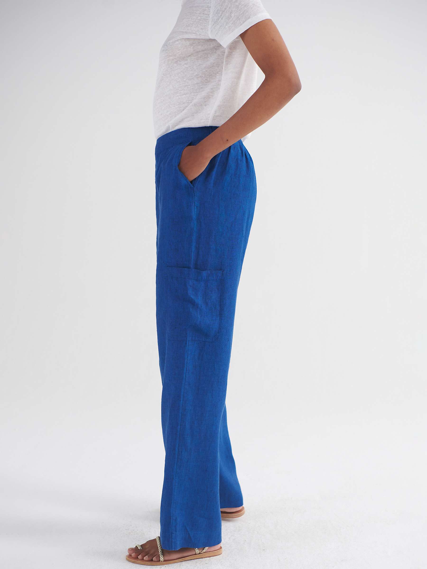 Buy NRBY Thea Wide Leg Cargo Trousers Online at johnlewis.com