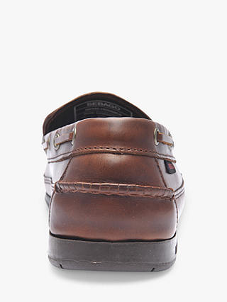 Sebago Ketch Leather Boat Shoes, Brown Gum