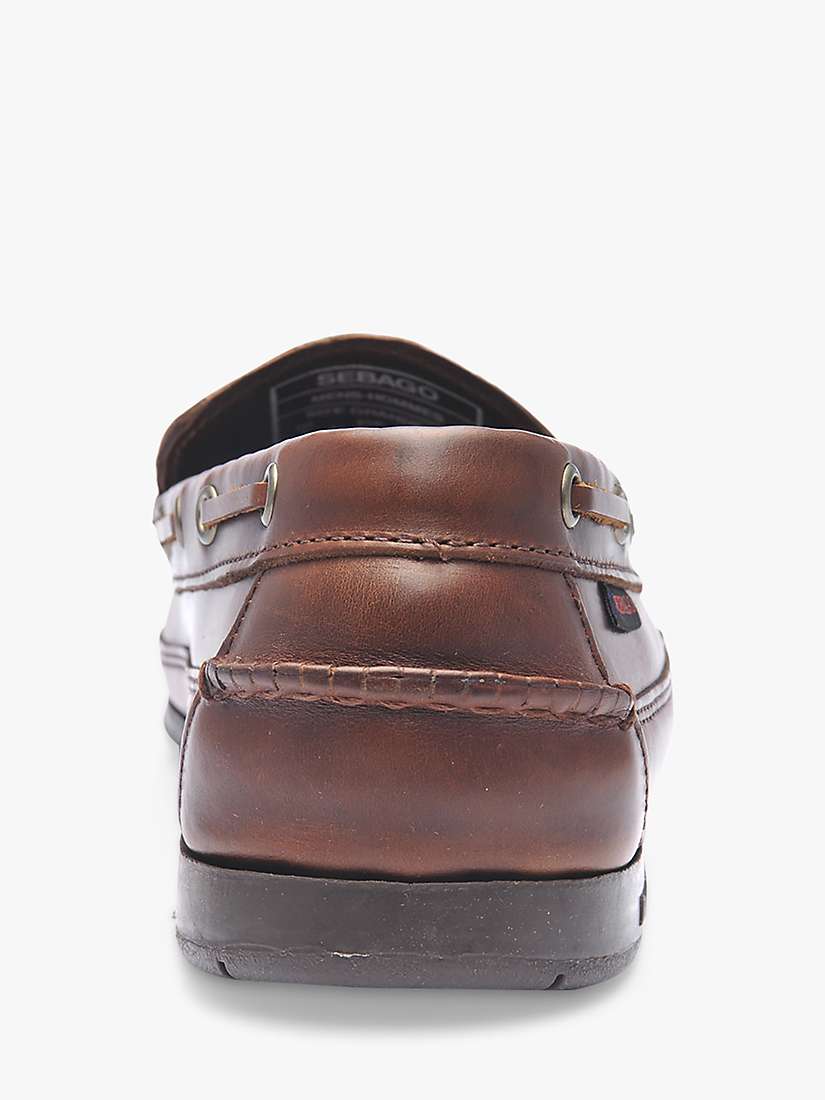 Buy Sebago Ketch Leather Boat Shoes, Brown Gum Online at johnlewis.com