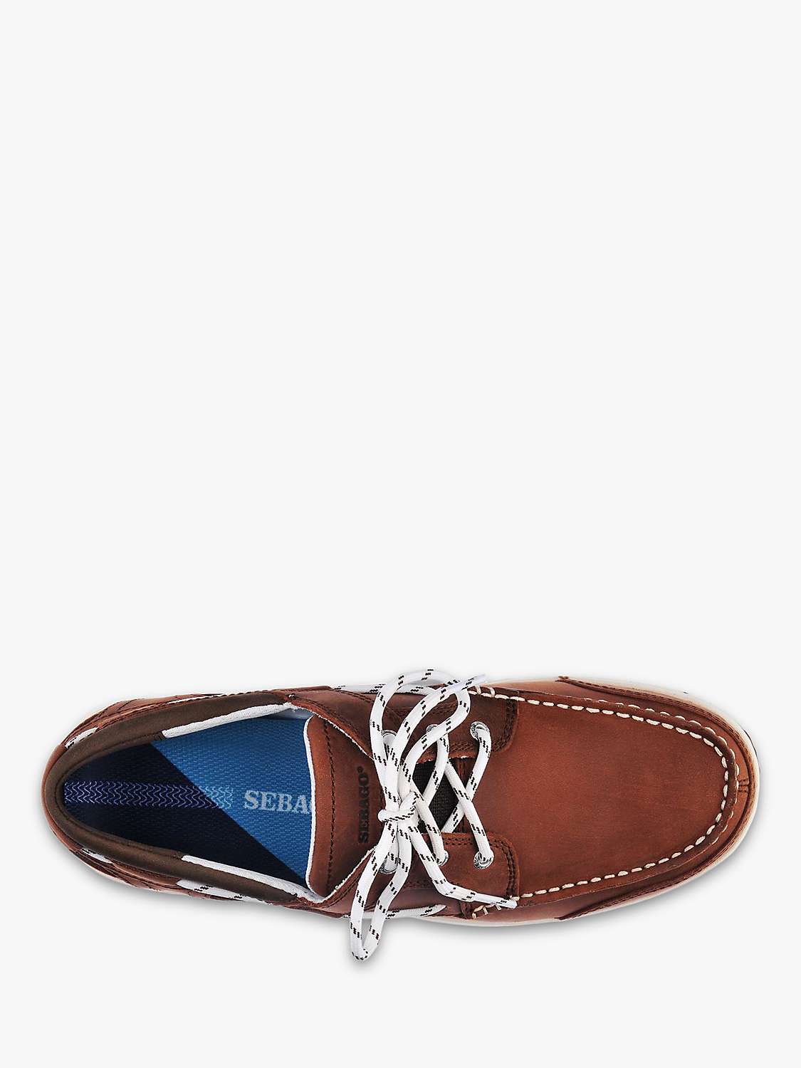 Buy Sebago Triton Leather Boat Shoes Online at johnlewis.com