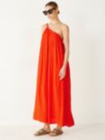 HUSH Bella Rose Asymmetric Dress, Tangerine, Tangerine