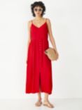 HUSH Callie Midi Dress, Red
