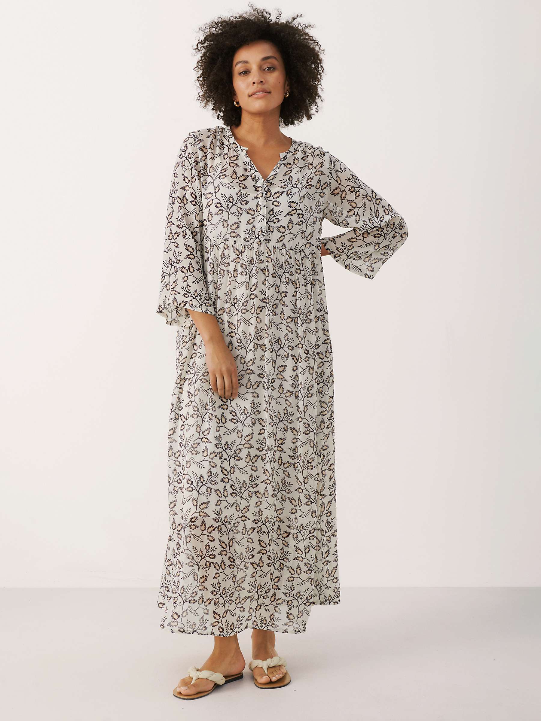Buy Part Two Polonia 3/4 Sleeve Dress, Multi Online at johnlewis.com