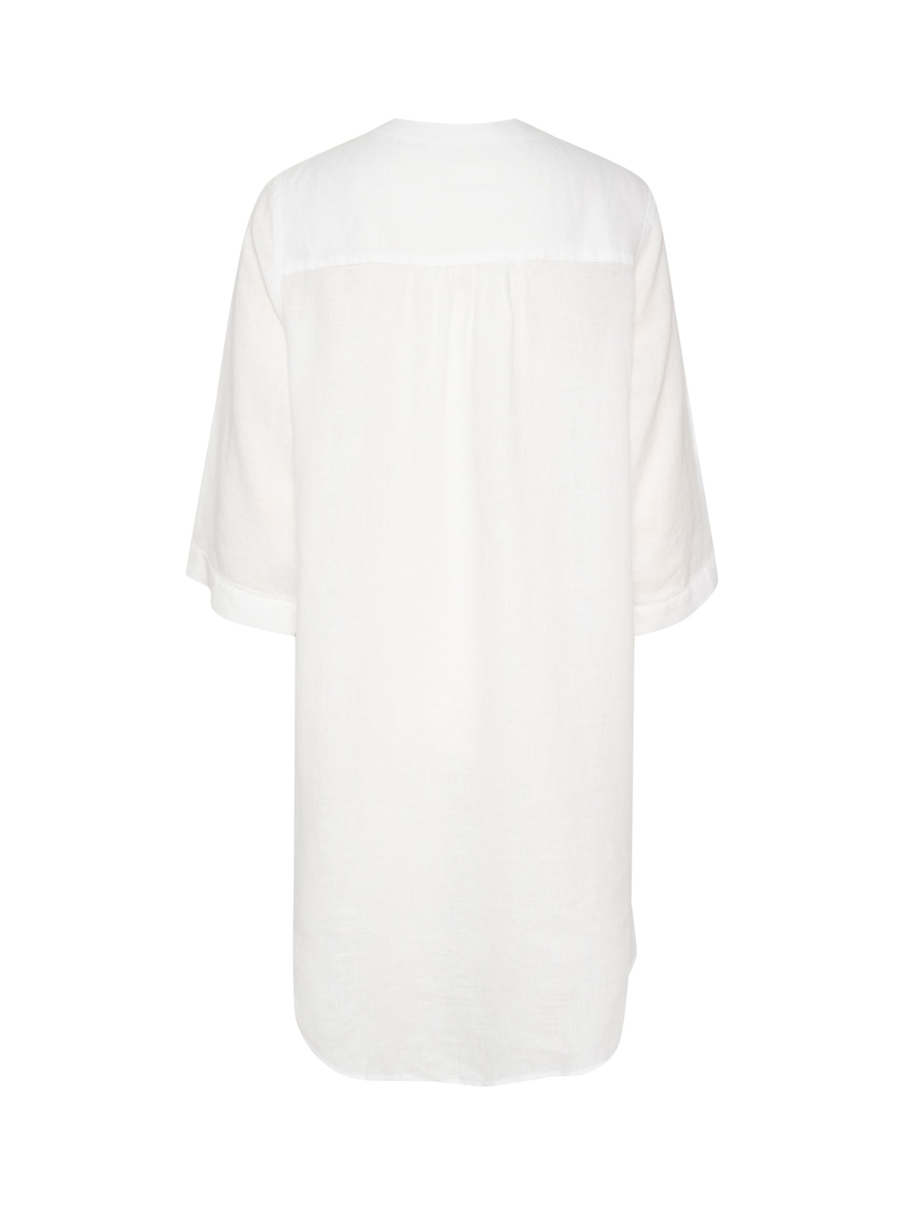 Part Two Nainei Linen Tunic Dress, Bright White at John Lewis & Partners