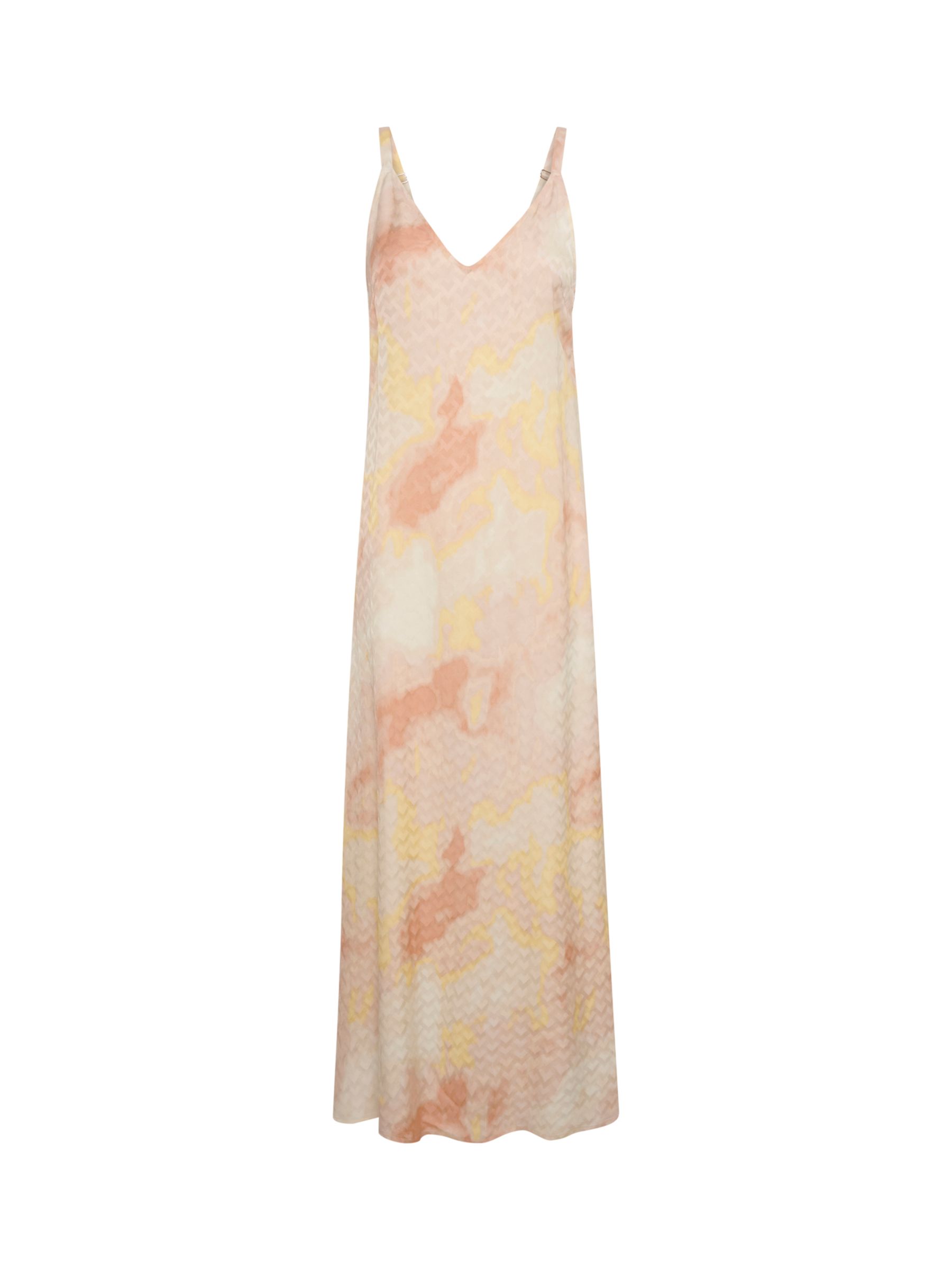 Part Two Aurelie Water Flower Print Dress, White at John Lewis & Partners
