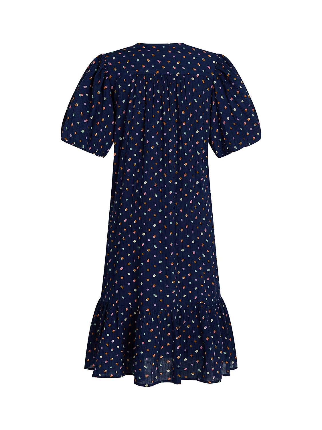 Buy Noa Noa Nikita Short Sleeve Midi Dress, Blue/Multi Online at johnlewis.com